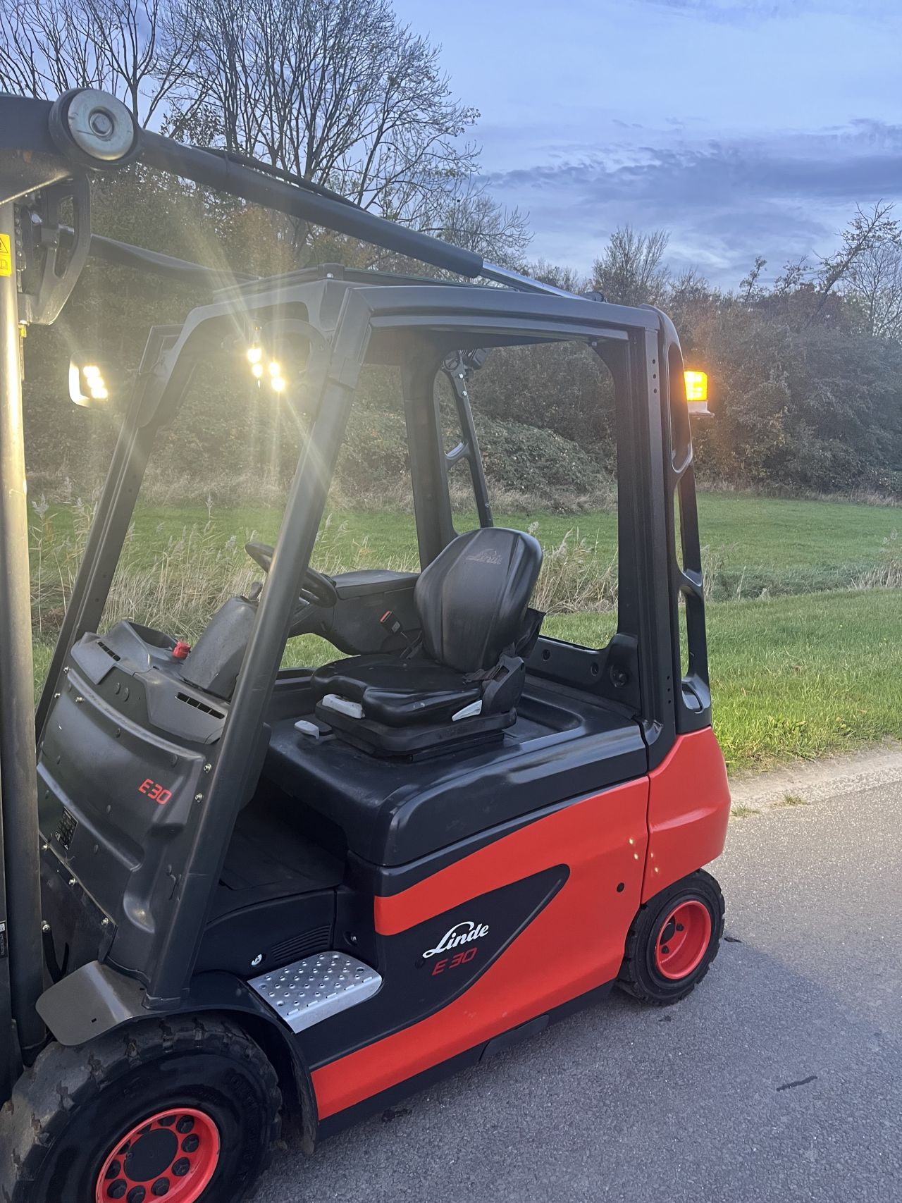 Linde E30-01 elektrische heftruck sideshift