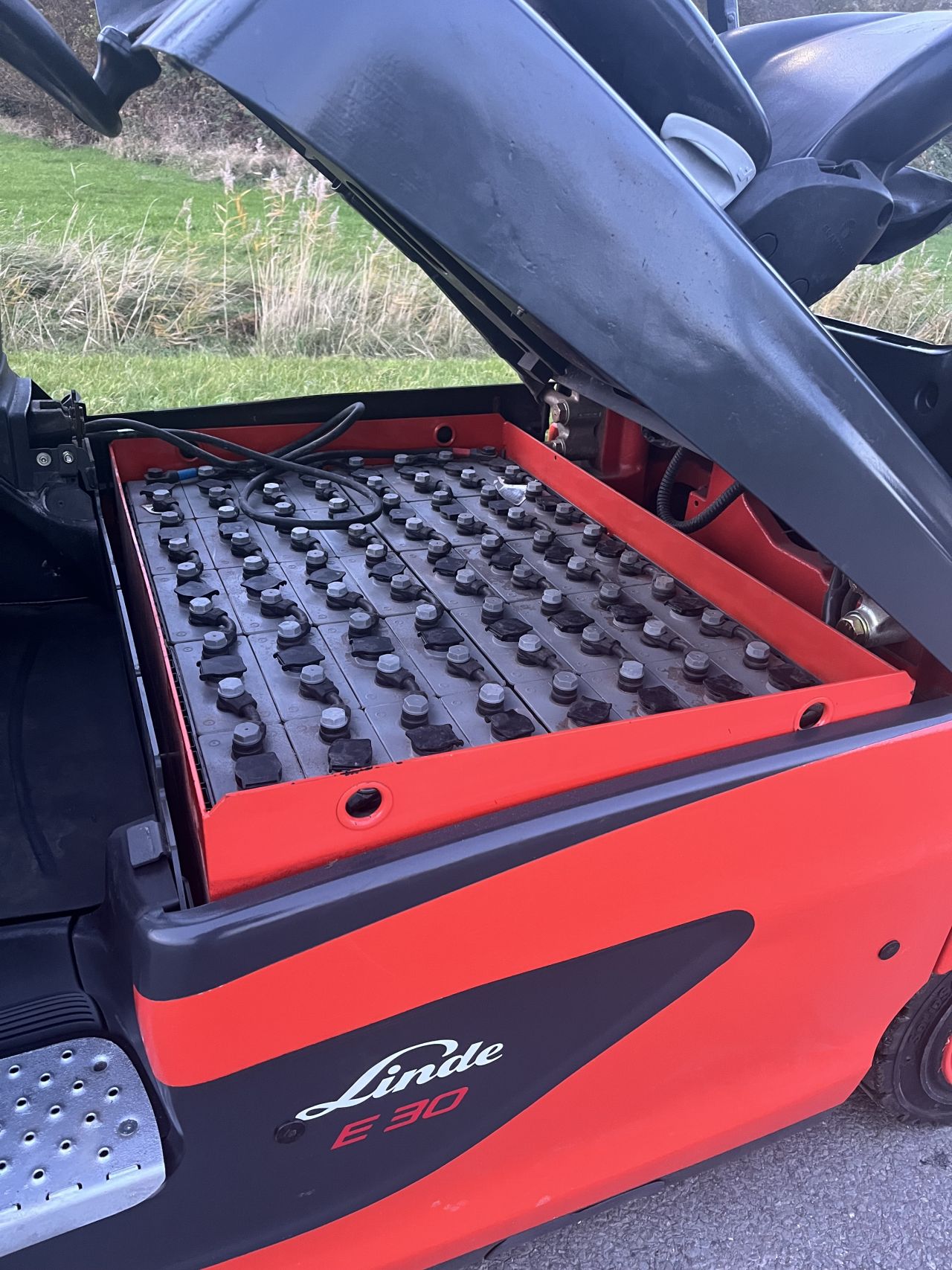 Linde E30-01 elektrische heftruck sideshift