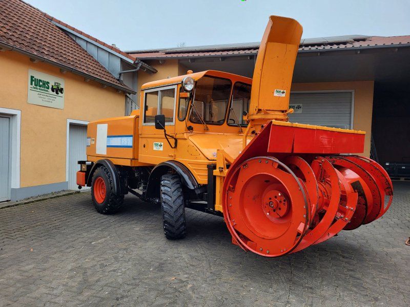 Unimog 421 Schmidt-Schneefräse 421 Mercedes Benz