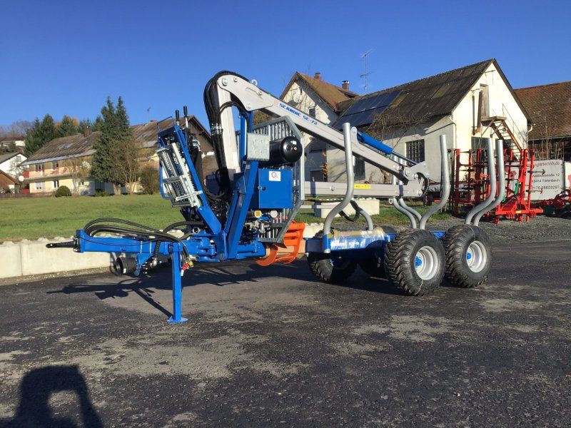 Scandic ST-8 10,5t 7,9m Kran 550kg Hubkraft Druckluft