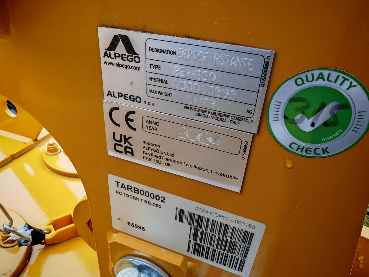 ALPEGO ROTODENT BE-250 ACTIEVE ROTORKOPEG