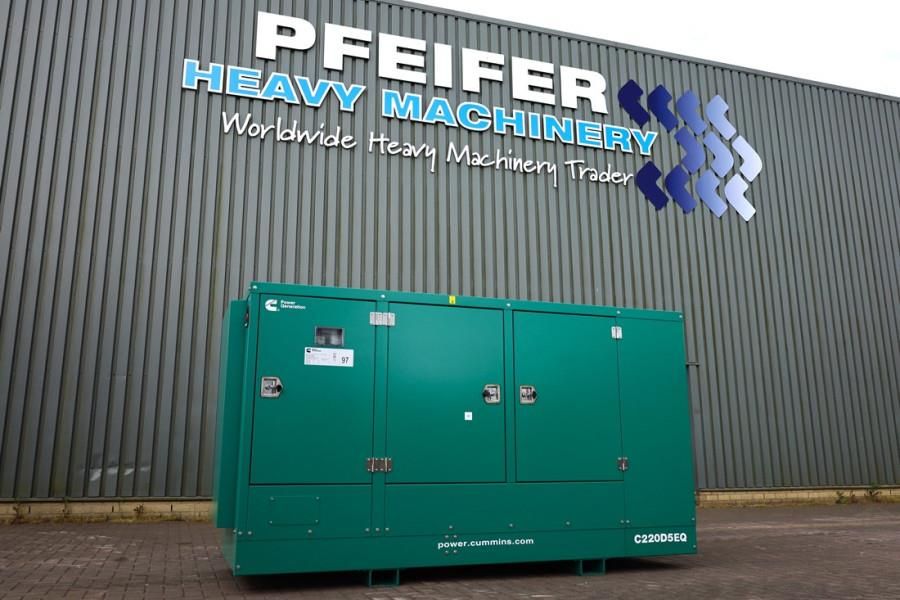 Cummins C220D5EQ Declaration of Conformity, Diesel, 220kVA
