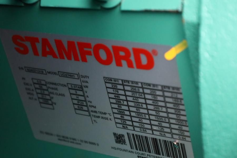 Cummins C220D5EQ Declaration of Conformity, Diesel, 220kVA