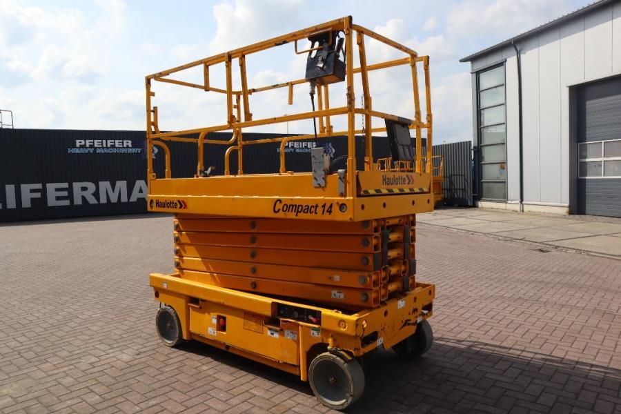 Haulotte Compact 14 Electric, 14m Working Height, 350kg Cap
