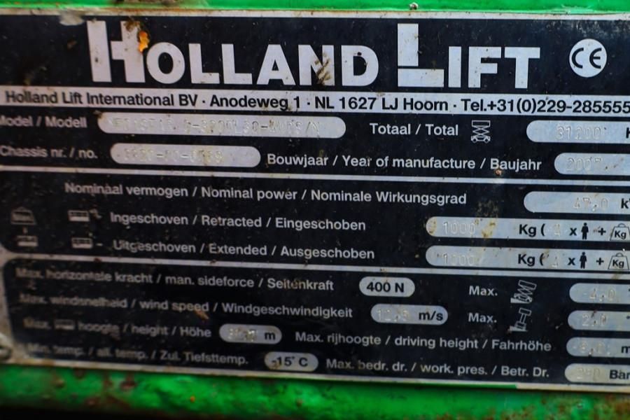 Holland Lift Megastar G-320DL30-4WDS/N Diesel, 4x4x4 Drive, 34m