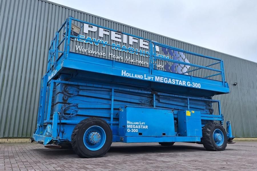 Holland Lift Megastar G300 Diesel, 4x4x4 Drive, 33.5m Working H