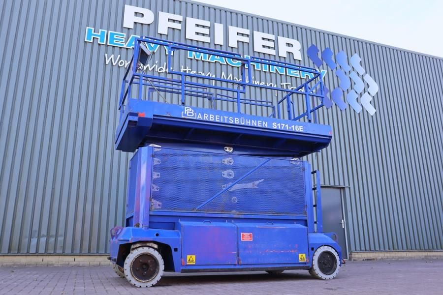 PB LIFT S171-16E Electric, 17.3m Working Height, 400k