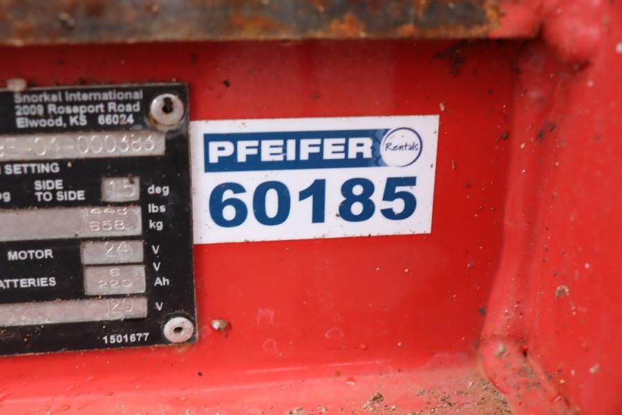 Snorkel SJ3219E Valid inspection, *Guarantee! Electric, 7,