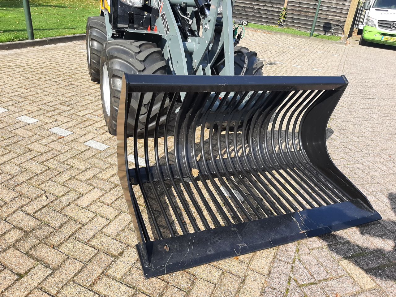 Puinriek / Puinbak 1,60m GiANT shovel snelwissel aansluiting