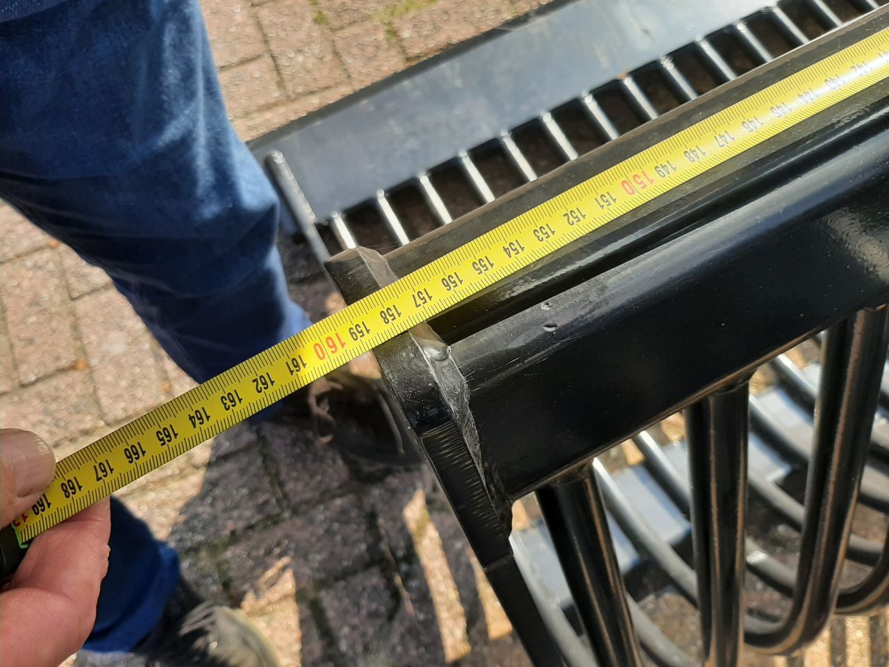 Puinriek / Puinbak 1,60m GiANT shovel snelwissel aansluiting