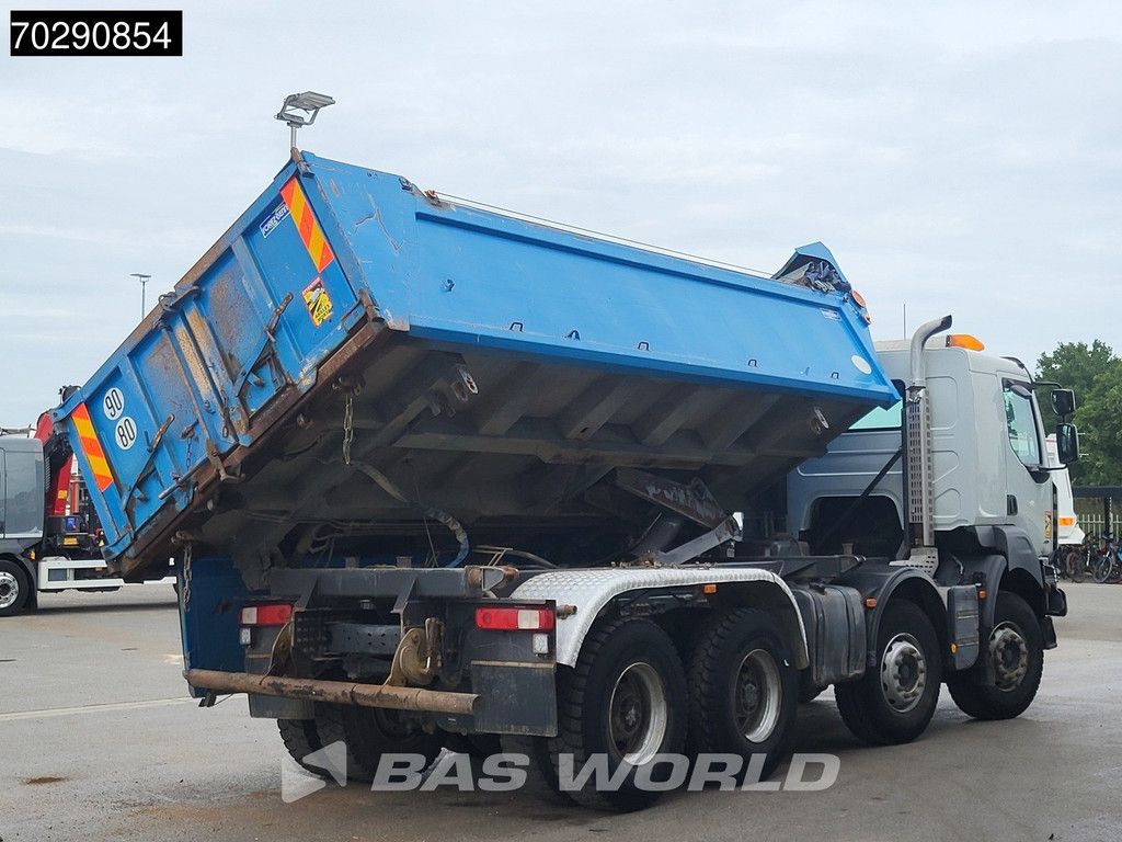 Renault Kerax 430 8X4 15m3 Forez Bennes Tipper 3-sides Steelsuspension Big-Axle Automatic Euro 5
