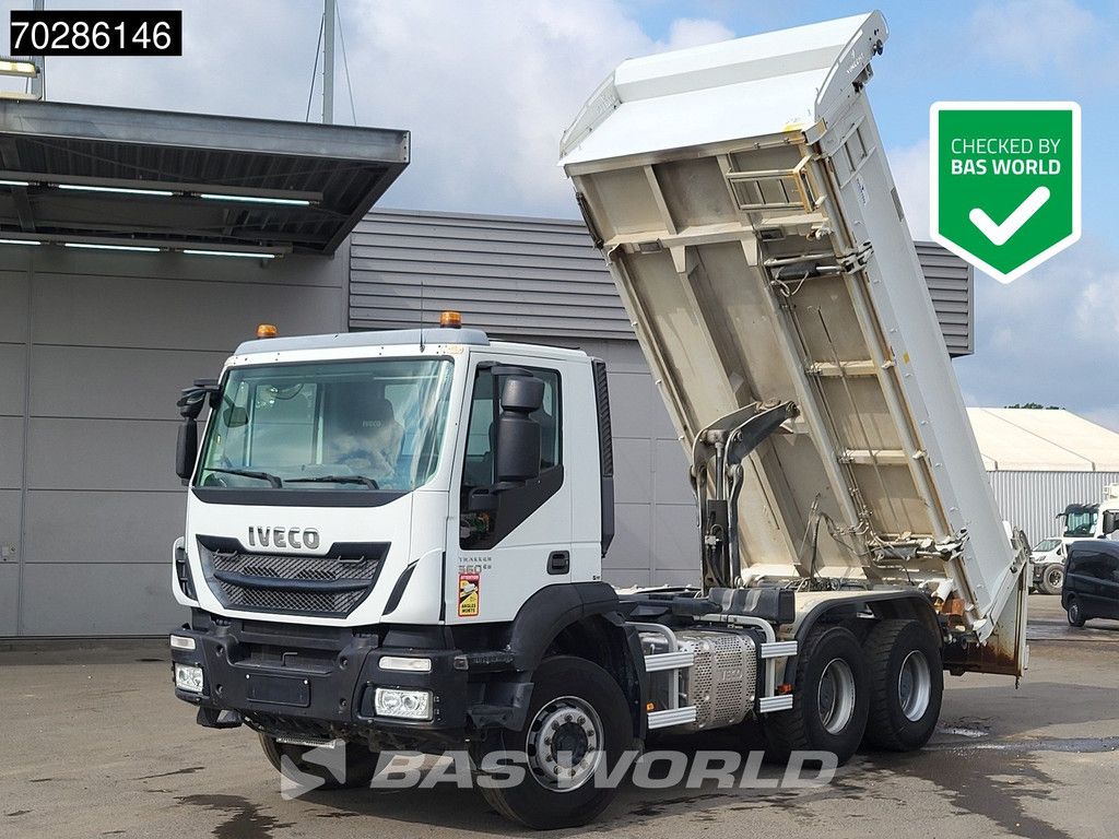 Iveco Trakker 360 6X4 10m3 2-Sided Tipper Steelsuspension Big-Axle Automatic Euro 6