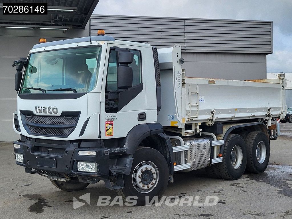 Iveco Trakker 360 6X4 10m3 2-Sided Tipper Steelsuspension Big-Axle Automatic Euro 6