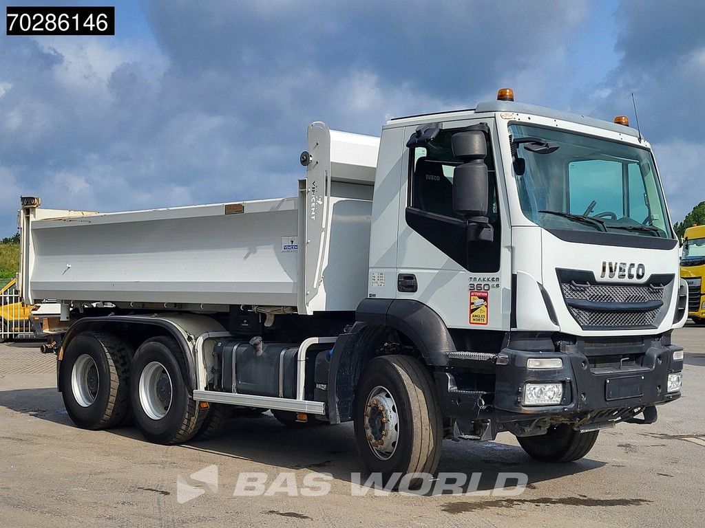 Iveco Trakker 360 6X4 10m3 2-Sided Tipper Steelsuspension Big-Axle Automatic Euro 6