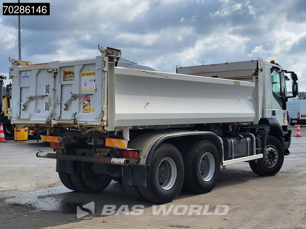 Iveco Trakker 360 6X4 10m3 2-Sided Tipper Steelsuspension Big-Axle Automatic Euro 6