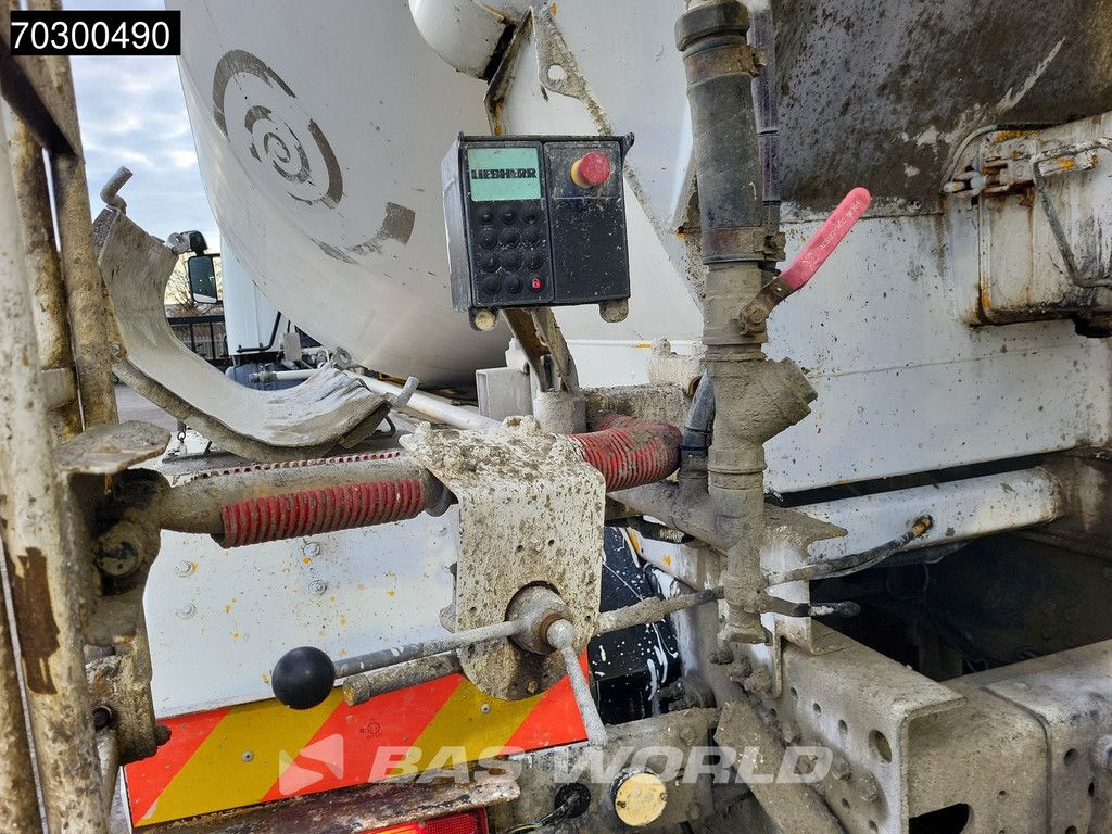 Scania P410 8X4 9m3 Liebherr HTM 904 FL mixer Steelsuspension Automatic Euro 6