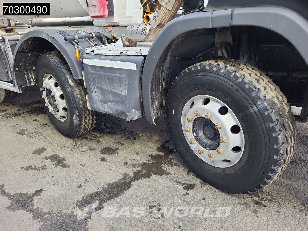 Scania P410 8X4 9m3 Liebherr HTM 904 FL mixer Steelsuspension Automatic Euro 6