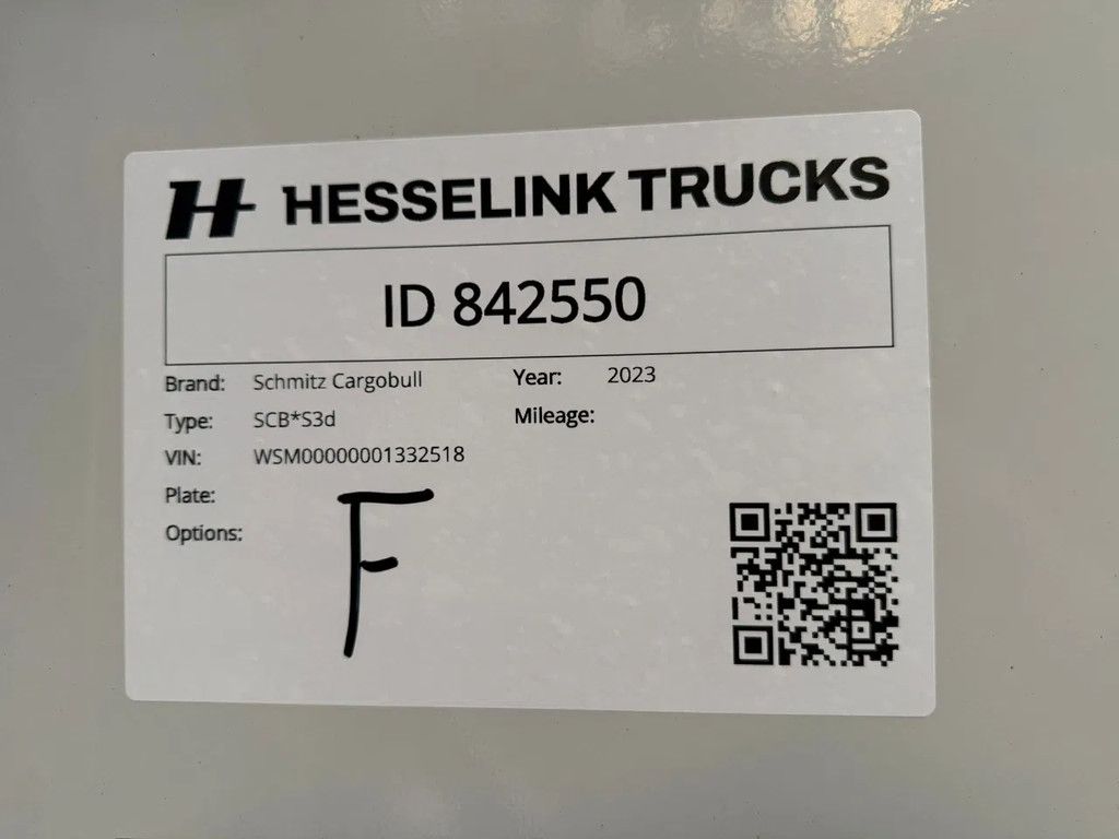 Schmitz Cargobull SCB AS-1 52m3 Agrar Liftas Klep/Deuren combi 74.597KM! Nieuwstaat