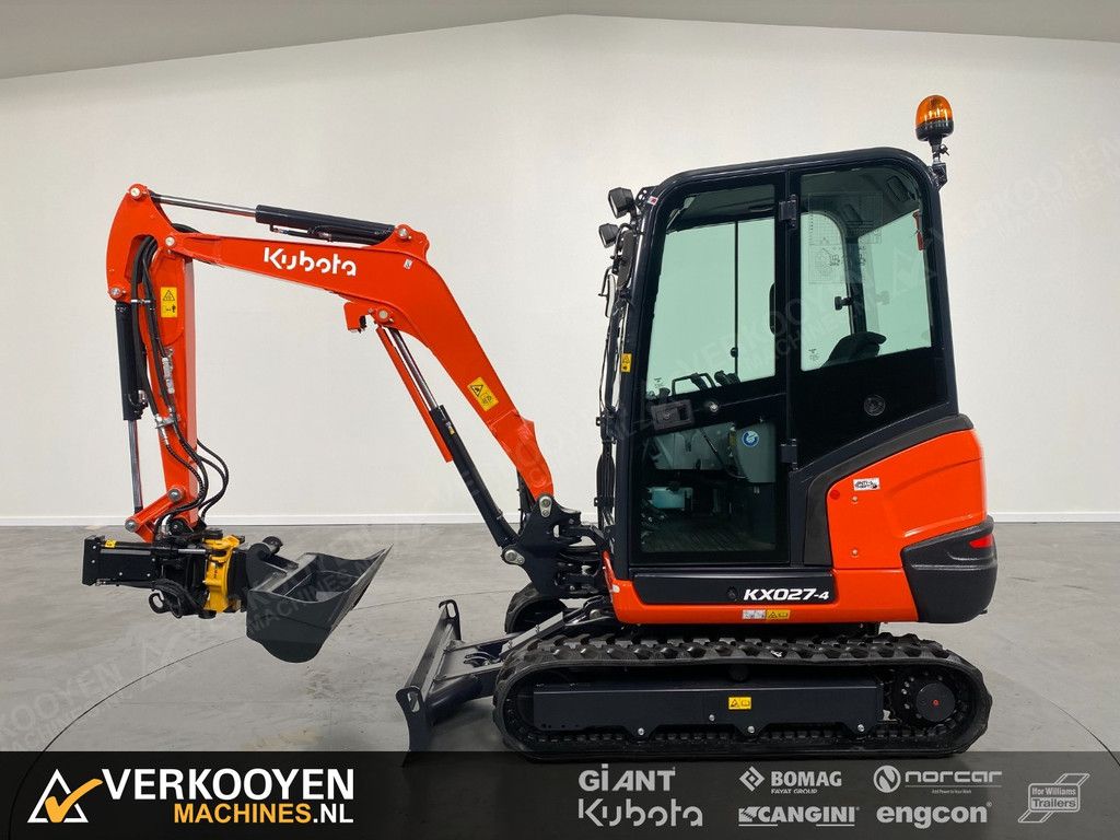 2025 Kubota KX027-4 Hi Spec + Engcon EC204-CW05 ADV1047