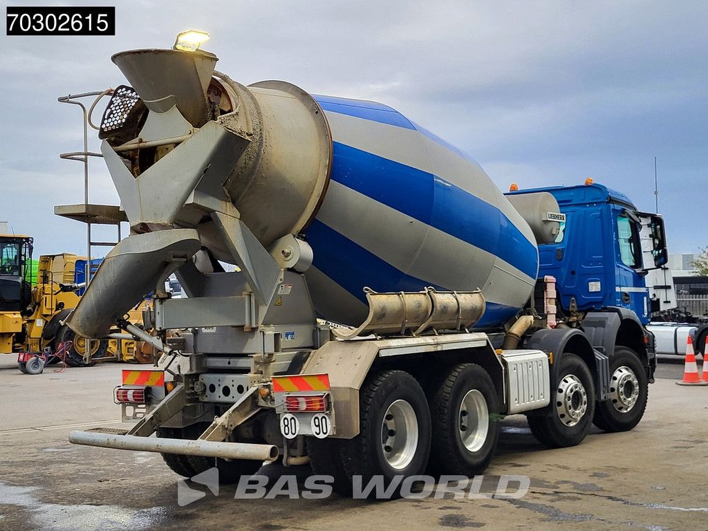 Mercedes Arocs 3240 8X4 Liebherr 9m3 Mixer Full Spring Euro 6