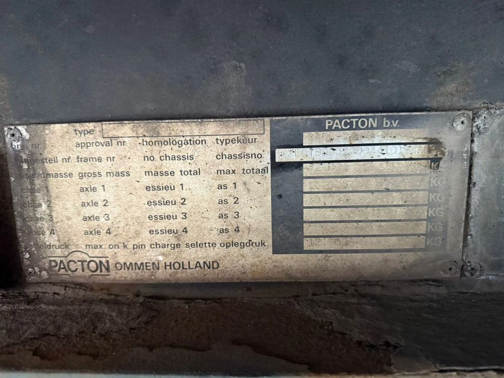 Pacton 2 AS Stuuras Kooiaap aansluiting €2250! NL Trailer