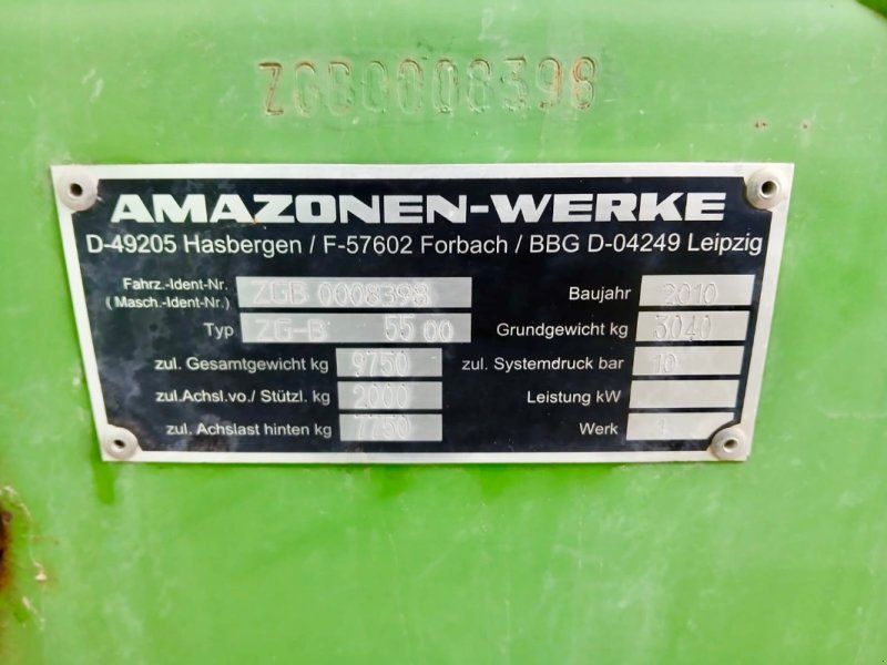 Amazone ZG-B 5500