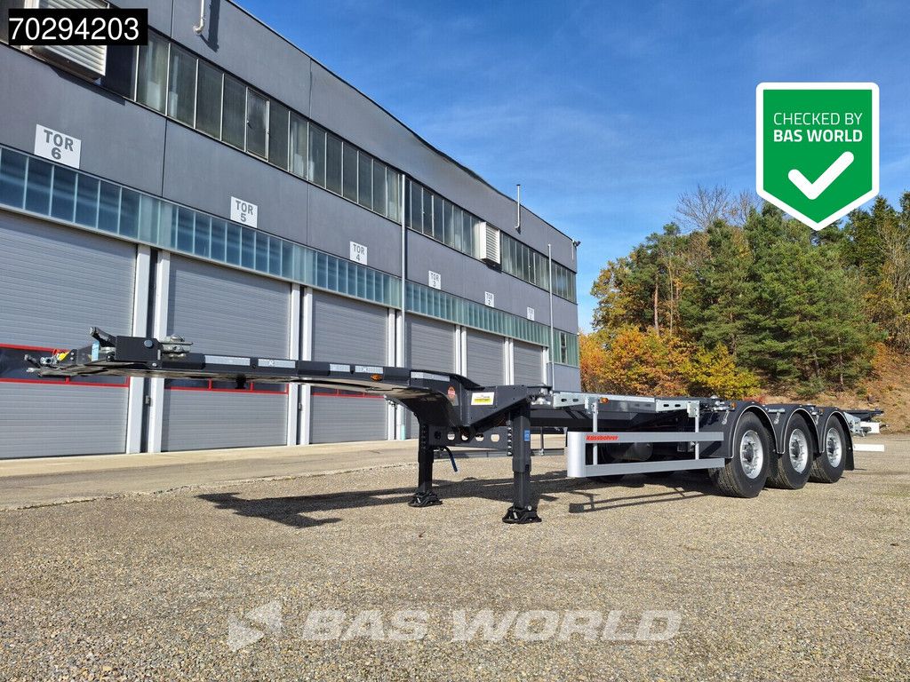 Kässbohrer K.SHG S / 40 - 12 / 27 EU 3 Achsen NEW! Container Chassis