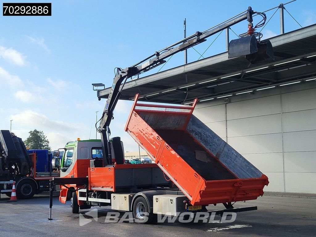 DAF LF LF45.210 4X2 MKG HLK 66 Crane Kran 5m3 tipper Manual Euro 5