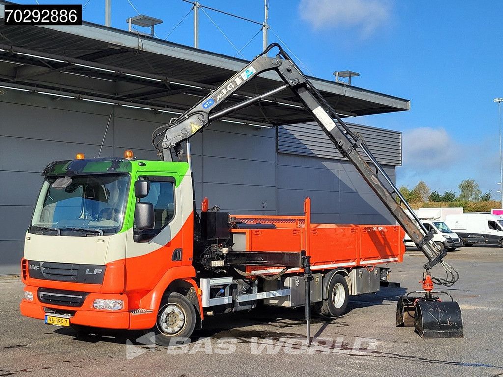 DAF LF LF45.210 4X2 MKG HLK 66 Crane Kran 5m3 tipper Manual Euro 5