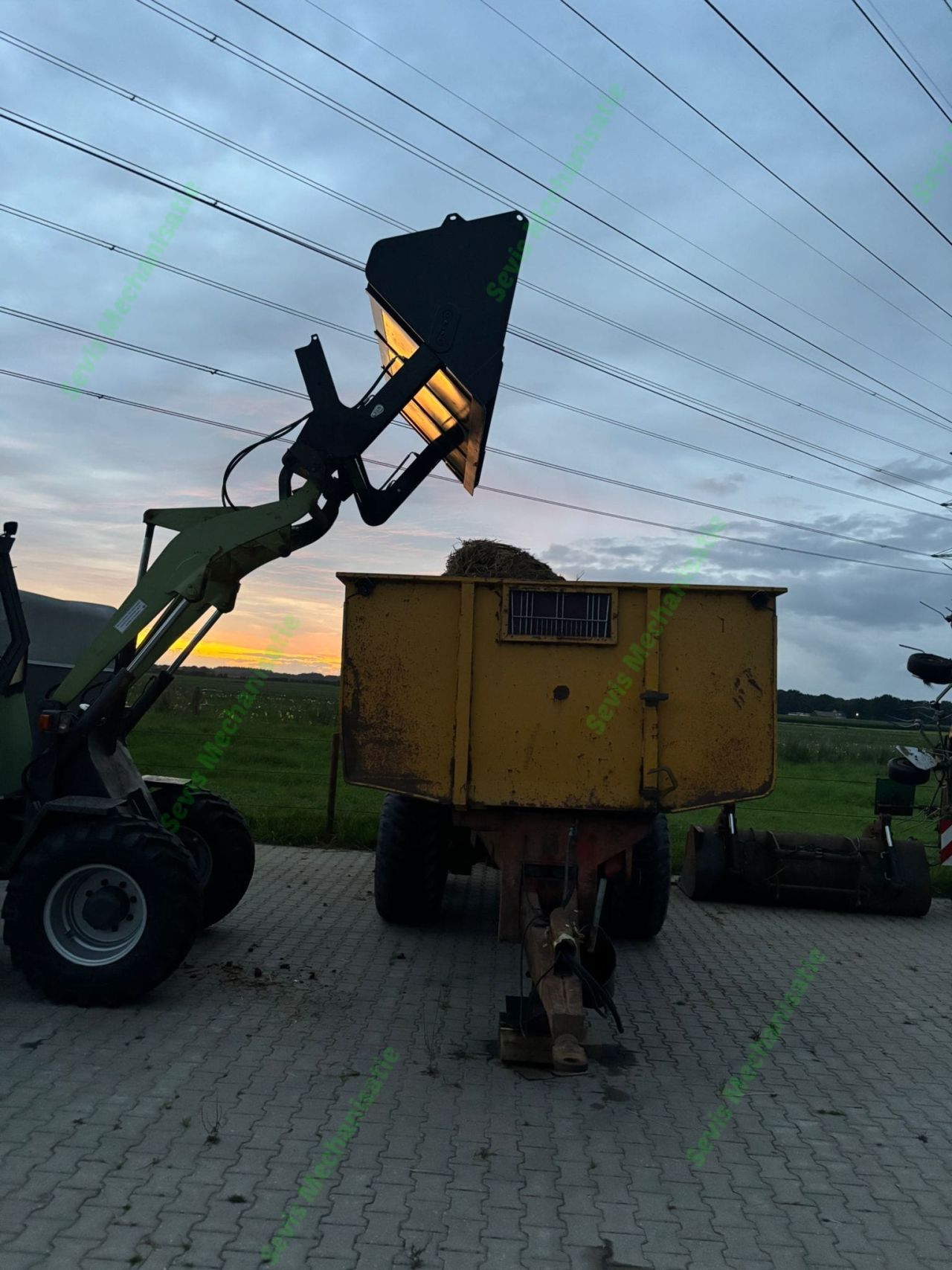 Hoogkiepbak Shovel Euro Giant Weidemann Manitou Eurotruck