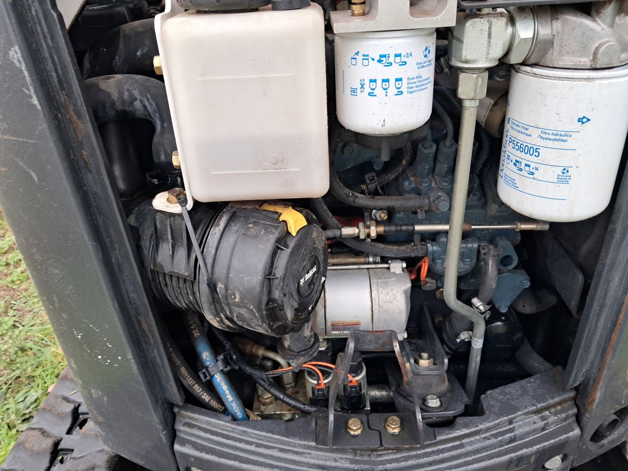 Minigraver Bobcat E10 / Sloop-sorteer / Minikraan / Graafmachine