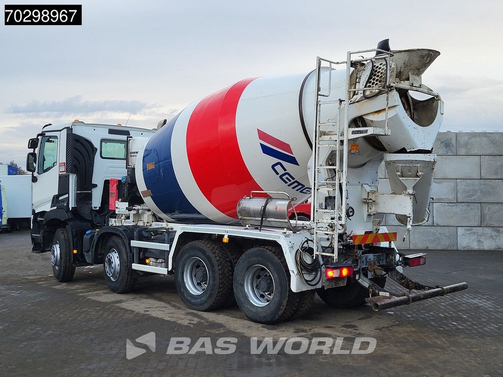 Renault C C 380 8X4 9m3 Schwing Stetter mixer Steelsuspension Automatic Euro 6