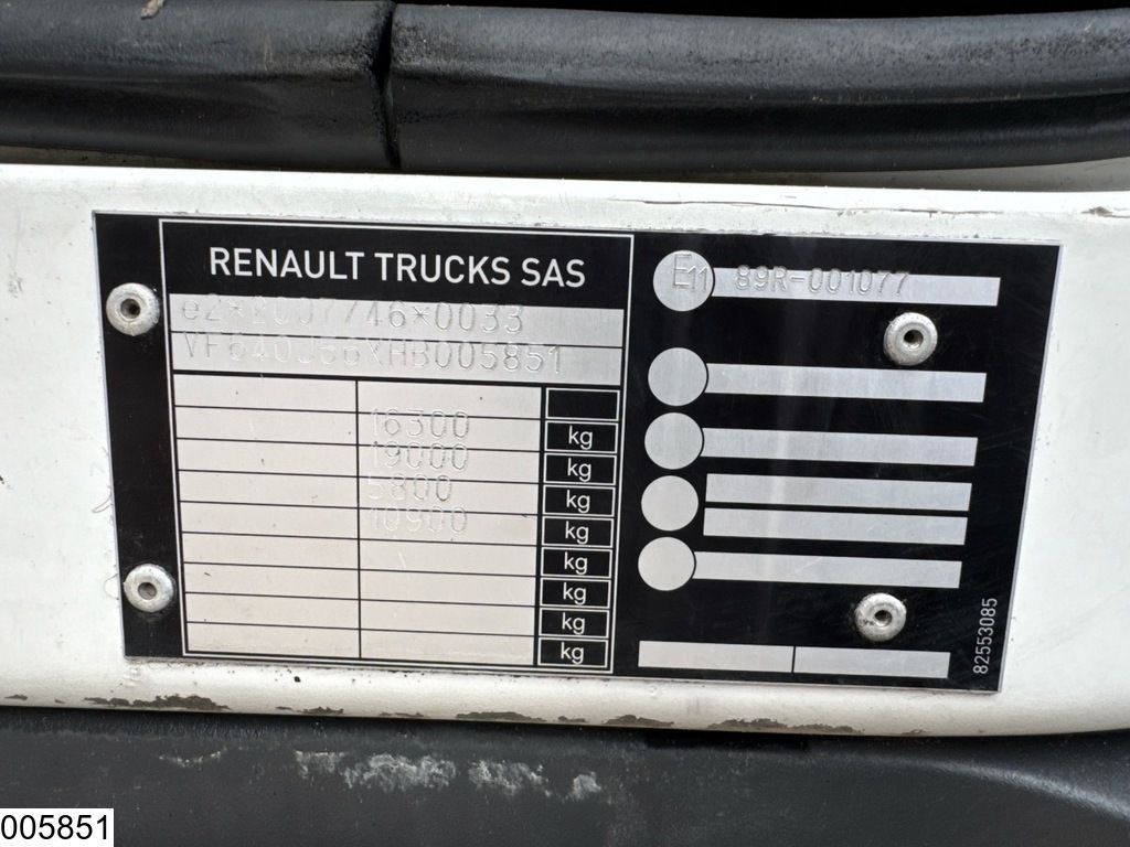 Renault D 16 210 EURO 6, Dhollandia