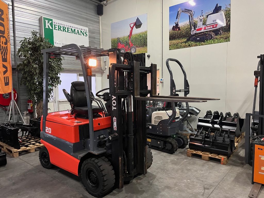 TOYOTA FBMF20 Elektrische heftruck met freelift en sideshift