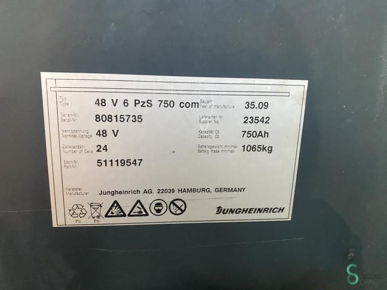 Gabelstapler Elektrisch Jungheinrich EFG 216 2009