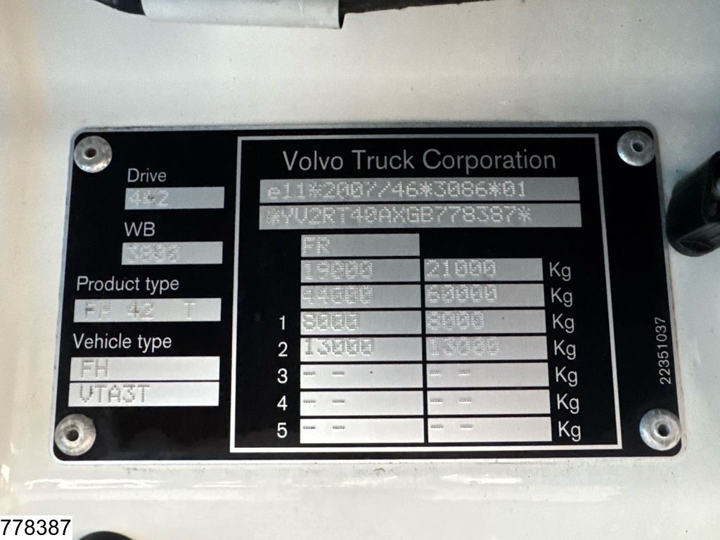 Volvo FH 500 EURO 6, Standairco