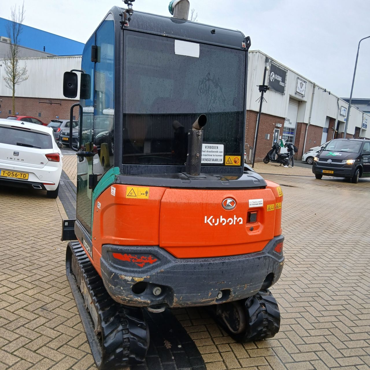 2 Maal Kubota Kx027-4 Minigraver.