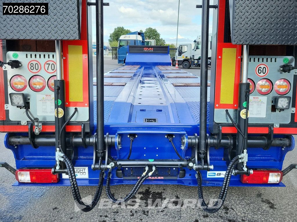 GVN Trailer 4 axles NEW Lift+Lenkachse Hydraulic Ramps