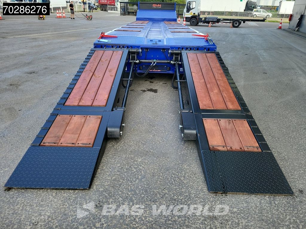 GVN Trailer 4 axles NEW Lift+Lenkachse Hydraulic Ramps