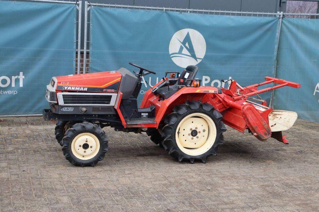 Minitractor Yanmar F165 Diesel 16pk met grondfrees