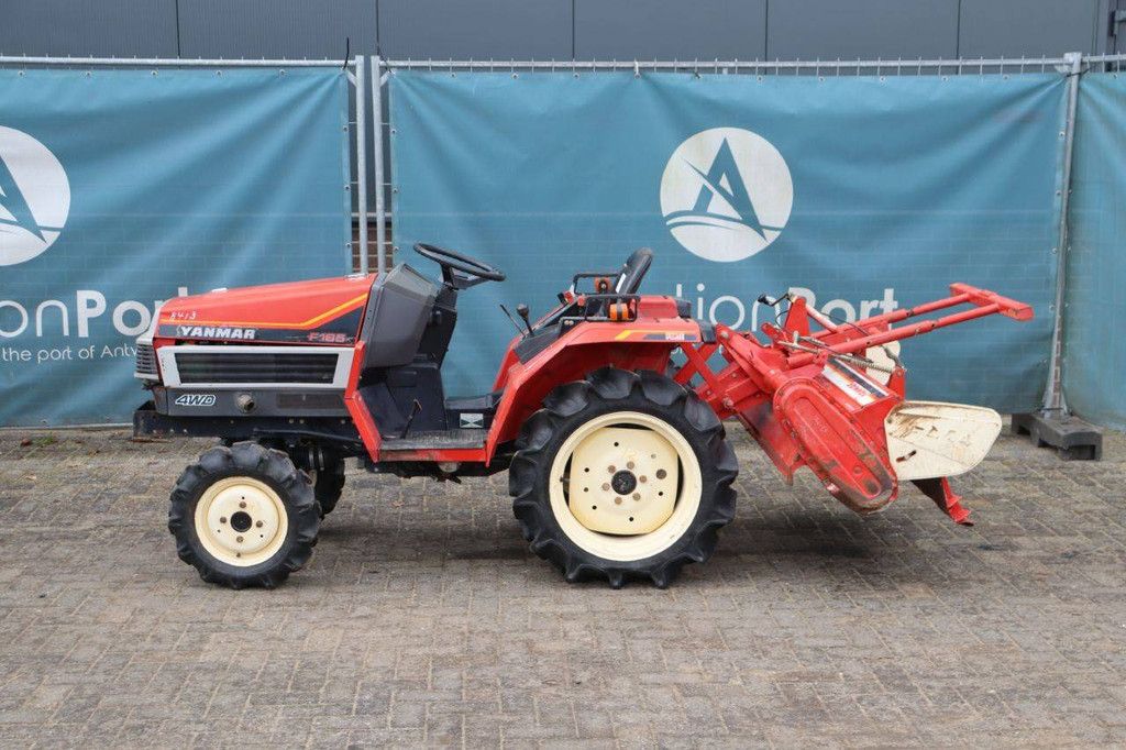 Minitractor Yanmar F165 Diesel 16pk met grondfrees