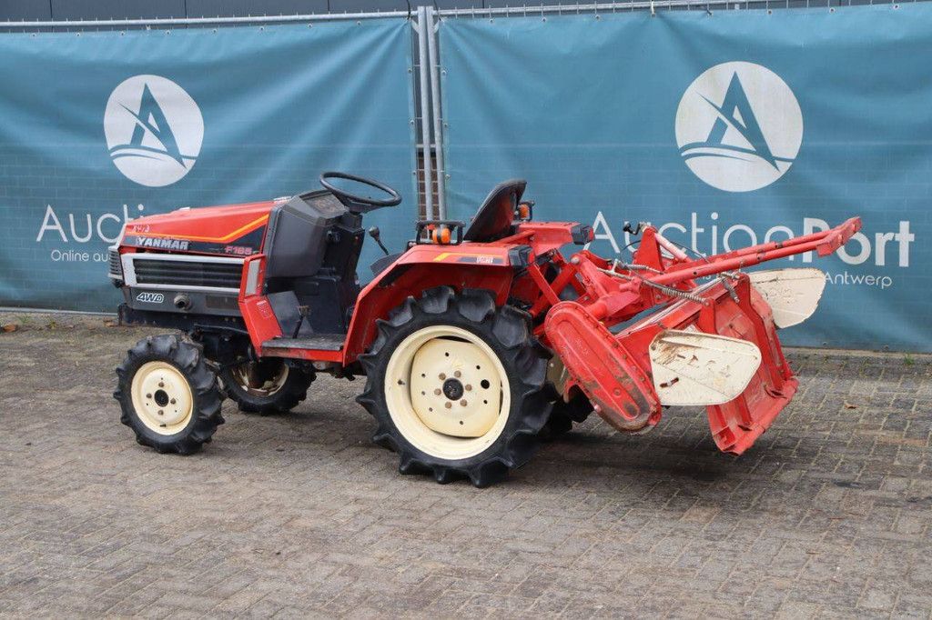 Minitractor Yanmar F165 Diesel 16pk met grondfrees