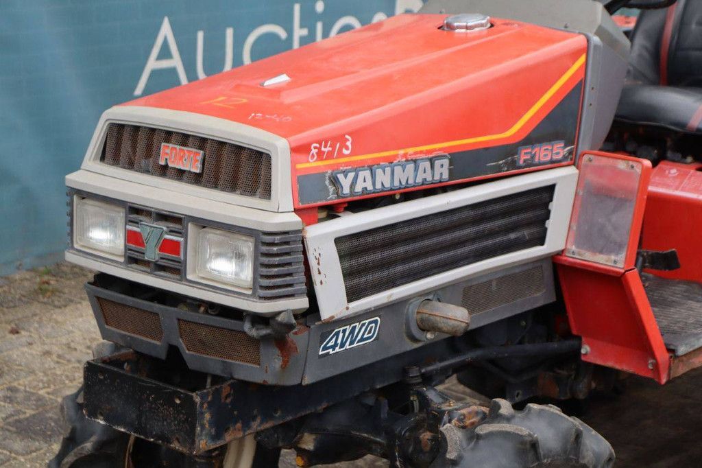 Minitractor Yanmar F165 Diesel 16pk met grondfrees