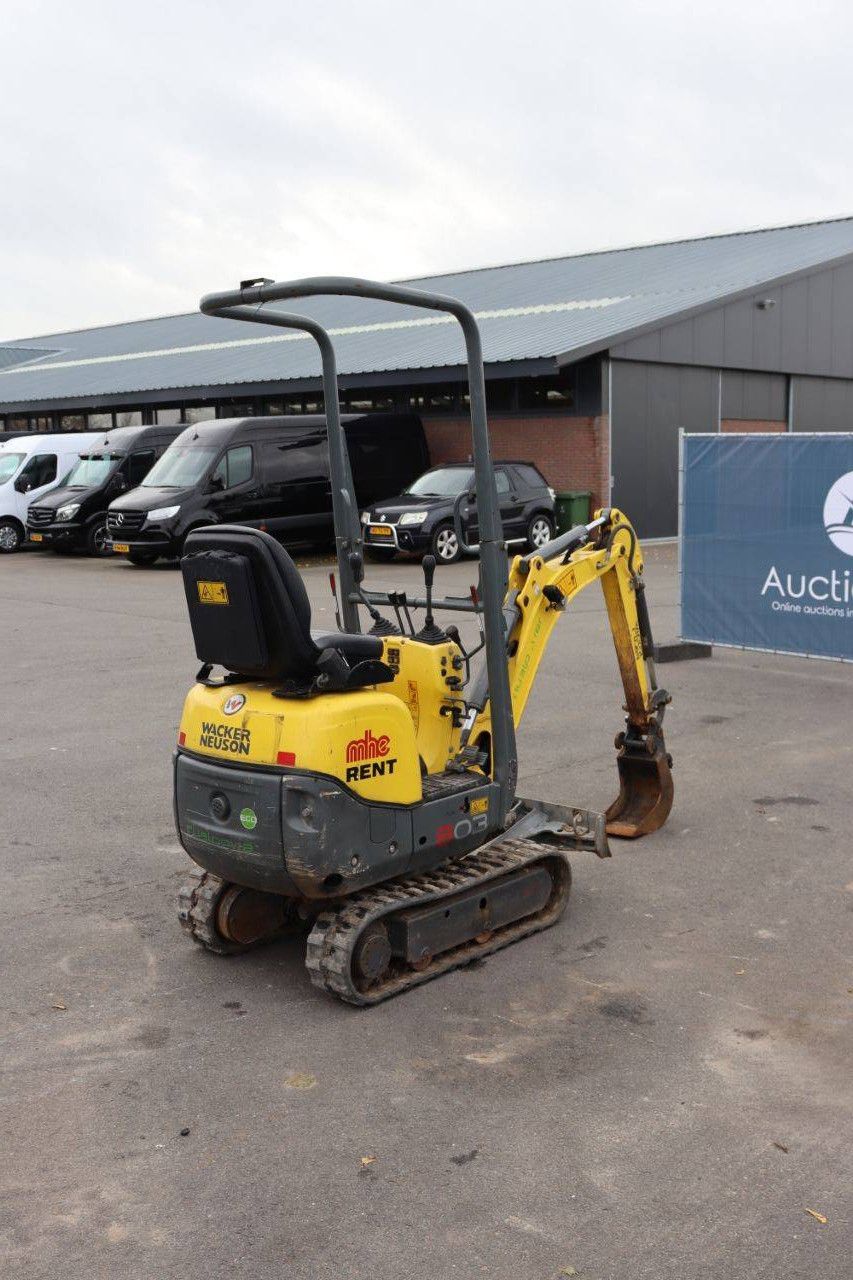 Minigraver Wacker Neuson 803 Elektrisch + Diesel 2019