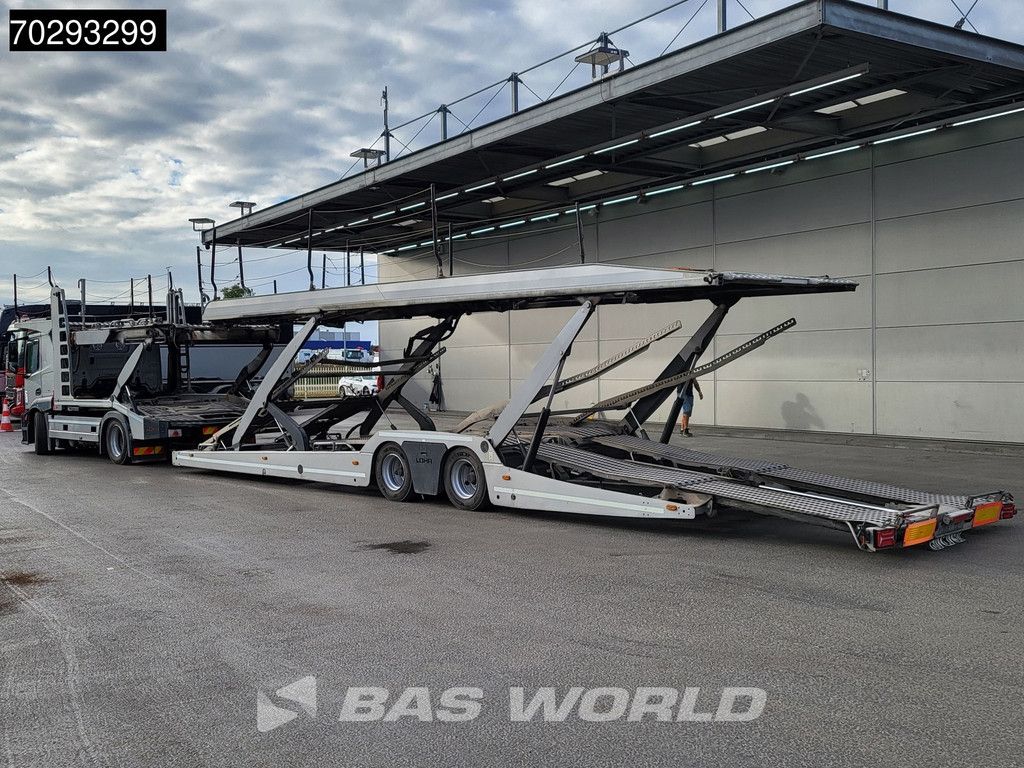 Mercedes Actros 1840 4X2 Lohr Car transporter Retarder 2xTanks AUtomatic Euro 6