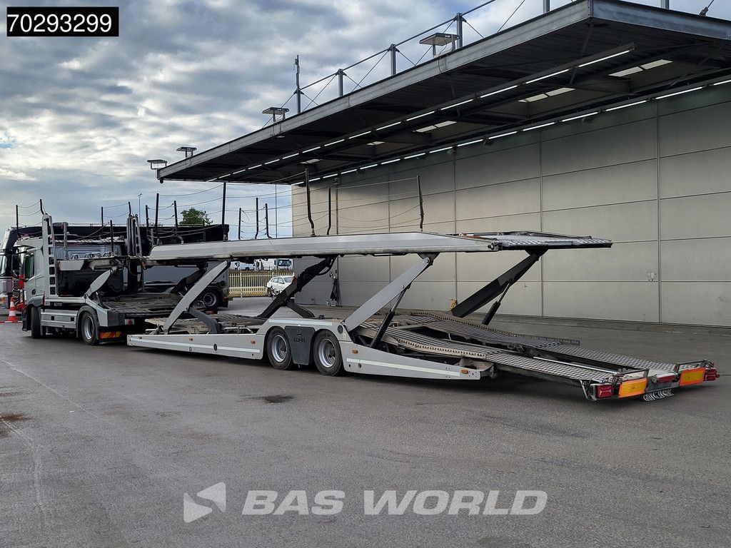 Mercedes Actros 1840 4X2 Lohr Car transporter Retarder 2xTanks AUtomatic Euro 6