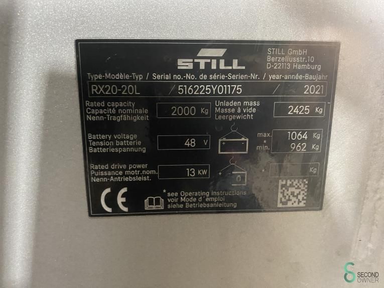 Gabelstapler Elektrisch Still RX20-20L 2021