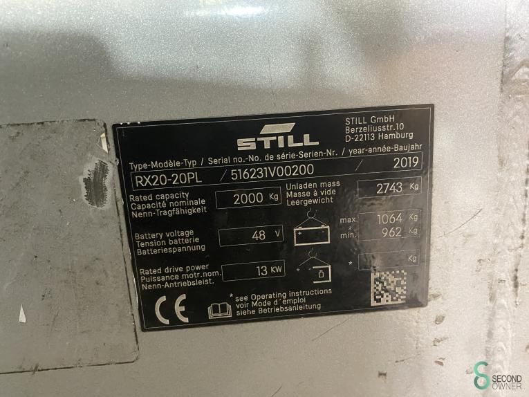 Gabelstapler Elektrisch Still RX20-20PL 2019