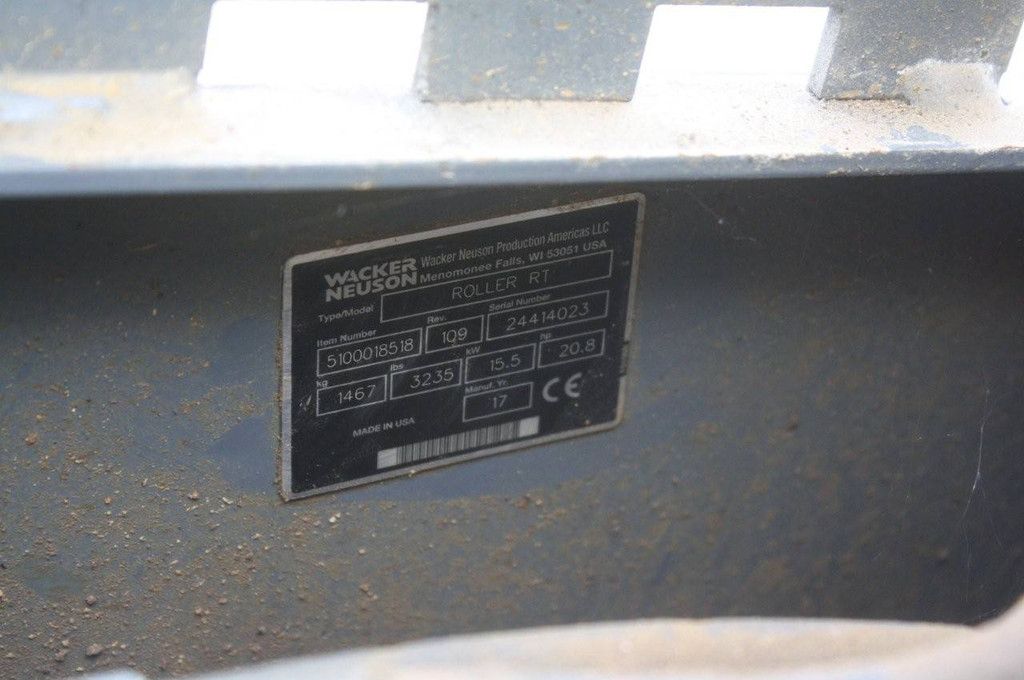 Verdichter Wacker Neuson RTSC3 Diesel 15,5 kW 2017