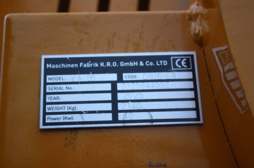Crusher VA50 Benzin 12kW 2025 DEMO